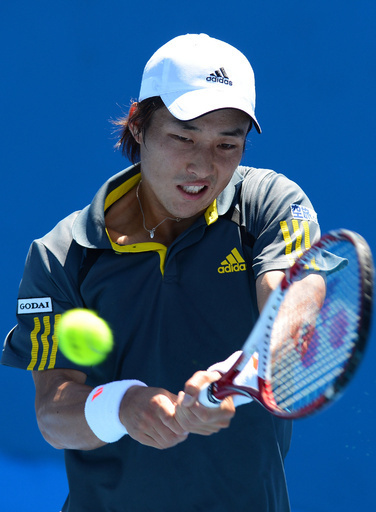 添田が逆転で2回戦進出、全豪オープン