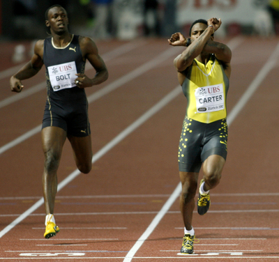 カーター ゴールデン・リーグ第4戦男子200メートルを制す
