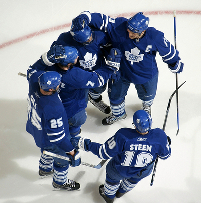 メープルリーフス スラッシャーズに勝利