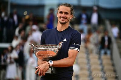 ズベレフが全仏OP制覇、念願のGS初優勝