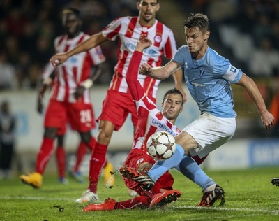 マルメ、ローゼンベリの活躍でオリンピアコスに勝利 欧州CL