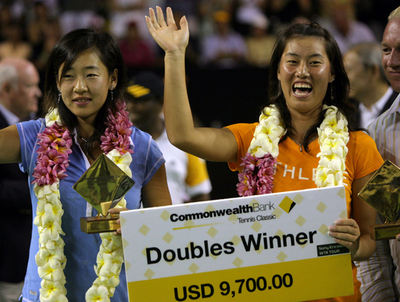 シェンナン・サン／Chunmei Ji組 ダブルスで優勝を飾る