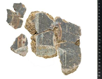 ロンドンで2000年前のローマ時代の壁画発見