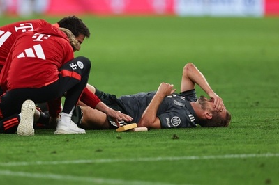 バイエルンは王者レバークーゼンとドロー、ケインが終盤に負傷交代