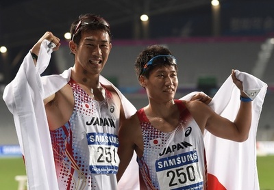 右代が十種競技で金、中村は銅を獲得 アジア大会