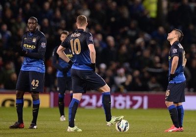 マンC、バーンリーに敗れタイトル争いに痛手