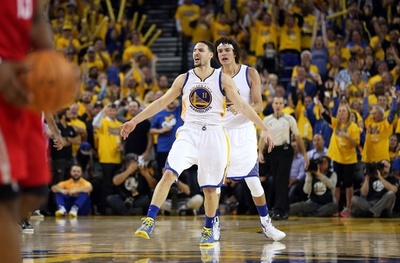 ウォリアーズがカンファレンス準決勝に進出、カリー抜きでも快勝