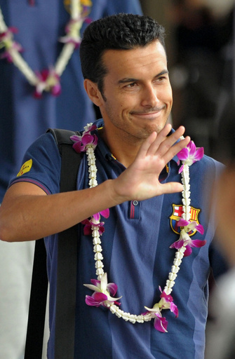 FCバルセロナがタイに到着、7日にタイ代表と親善試合