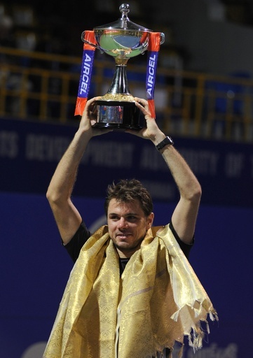 ワウリンカが3年連続4度目の優勝、チェンナイ・オープン