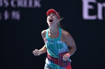 ケルバーがGS初の決勝へ、コンタの快進撃止める 全豪オープン