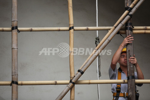 香港の 竹の足場 職人 今後の行方は 写真9枚 ファッション ニュースならmode Press Powered By Afpbb News