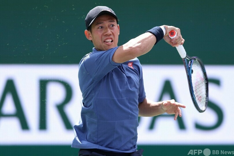 錦織が初戦突破 けいれん乗り越え激戦制す BNPパリバOP