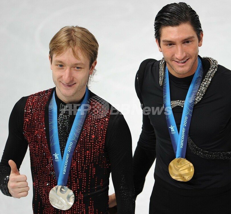 高橋が男子フィギュア初メダルの銅 優勝はライサチェク、バンクーバー冬季五輪