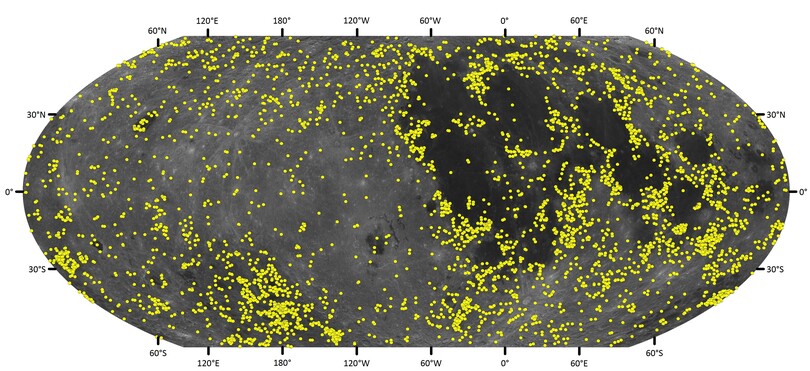 新たに月のクレーター１１万個を識別 吉林大など国際研究チーム 写真6枚 国際ニュース Afpbb News