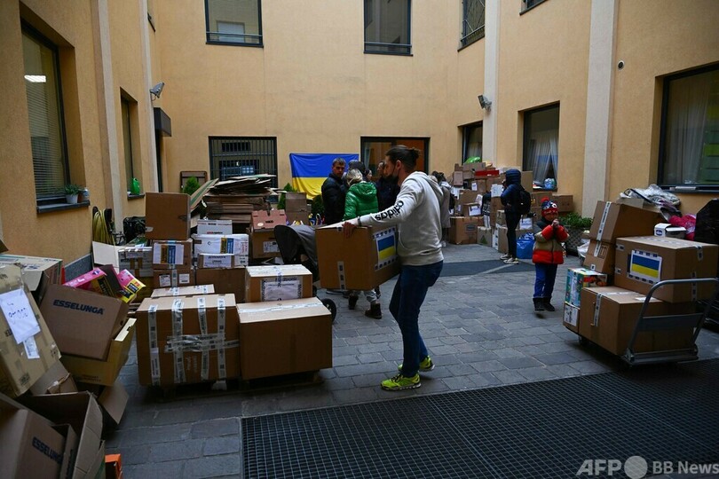 ファッションショーから支援活動へ 伊ミラノのウクライナ人モデル