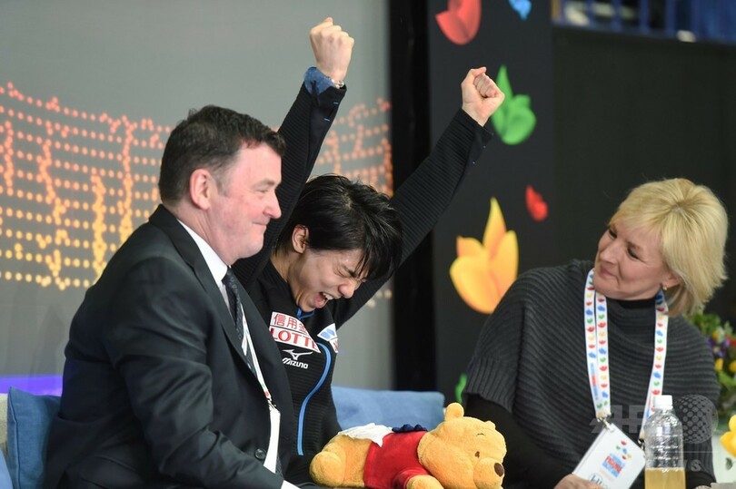 羽生がFS歴代最高得点で逆転優勝、宇野は銀 世界フィギュア