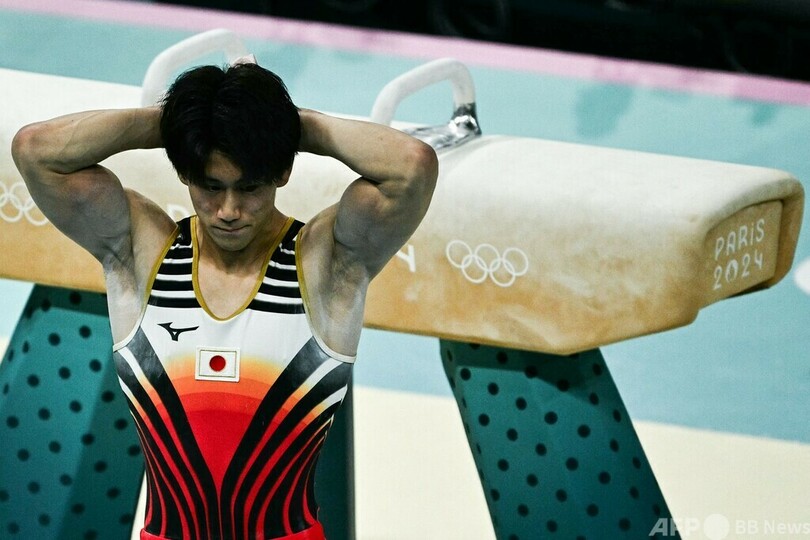 五輪連覇逃した橋本大輝、視線は28年ロスへ 体操男子個人総合