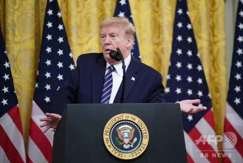 新型コロナ発生源は武漢の研究所、証拠あるとトランプ氏 対中関税も示唆