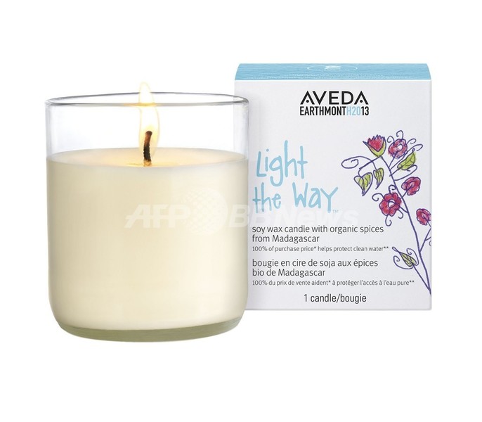 世界に“きれいな水”を、「アヴェダ」の限定チャリティキャンドル