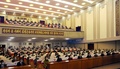 北朝鮮・平壌で行われる、金正日氏の死去から10年の追悼行事の様子。朝鮮中央通信（KCNA）提供（2021年12月15日撮影、同16日公開）。(c)AFP PHOTO/KCNA VIA KNS