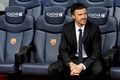 FCバルセロナ（FC Barcelona）の本拠地カンプ・ノウ・スタジアム（Camp Nou stadium）に姿をみせたルイス・エンリケ（Luis Enrique）監督（2014年5月21日撮影）。(c)AFP/JOSEP LAGO