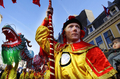 2008年2月9日、オランダのハーグ（Hague）の中華街で行われた旧正月の新年行事。(c)AFP/ANP/ROBIN UTRECHT