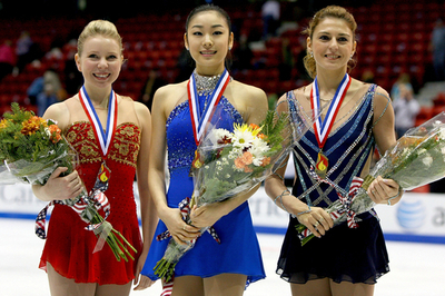 金妍児が女子シングル優勝 村主は4位、フィギュアGP第5戦