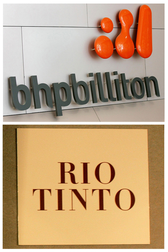 BHPビリトンのリオ・ティント買収、豪当局が容認