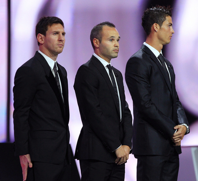 イニエスタが11-12シーズンの欧州最優秀選手に