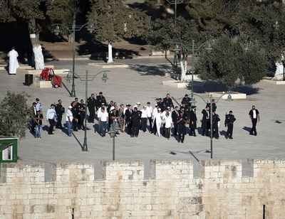 エルサレム聖地で再び衝突