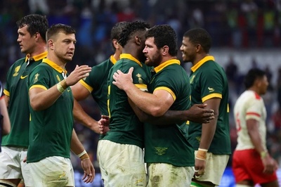南ア勝利で暫定首位、豪も突破へ望みつなぐ ラグビーW杯