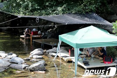 韓国の夏の風物詩「ぼったくり」違法パラソル・座席、ついに絶滅へ…ドローン投入で隠れた違法営業を徹底包囲