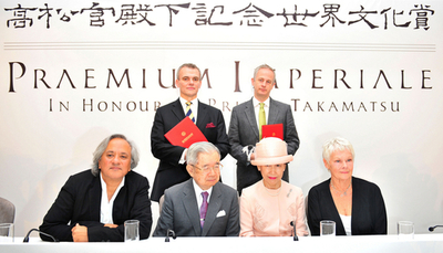 高松宮殿下記念世界文化賞の受賞者発表、J・デンチさんら