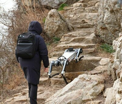 フルマラソン完走ロボット、今度は険しい山岳地帯へ…韓国発の四足ロボット「ライボ2」