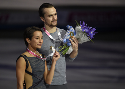 優勝候補のストルボワ/クリモフ組、欧州選手権を欠場へ