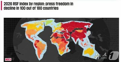 韓国の報道自由度、14ランク上昇の47位…日本62位、米国64位