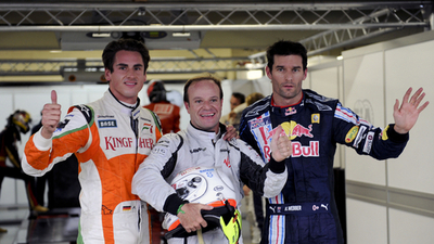 バリチェロ シーズン初のポールポジション獲得、ブラジルGP