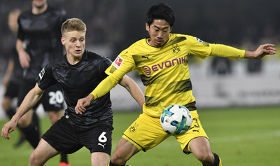 ドルトムント3連敗、敵地でシュツットガルトに屈する