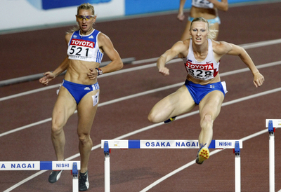 ペチョンキナ 女子400メートルハードル決勝進出を果たす