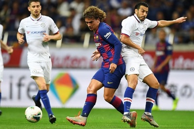 チェルシーが楽天カップでバルサ下す、グリーズマンが移籍後初出場