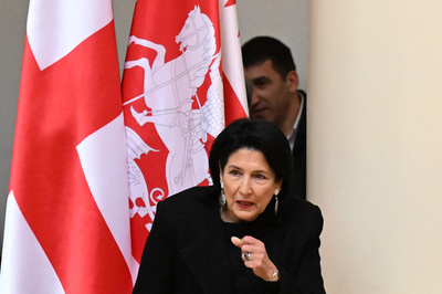 ロシアによる海軍基地建設計画に反対 ジョージア大統領