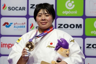 素根輝が女子78キロ超級で2度目の優勝 世界柔道