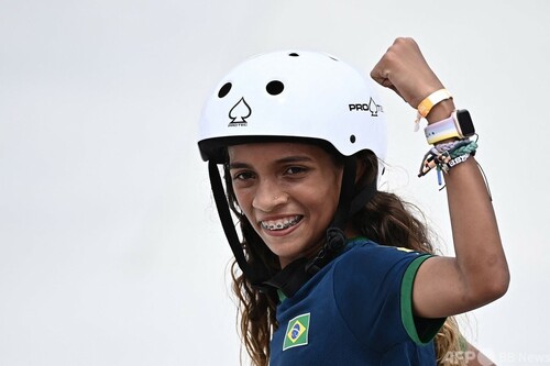 スケボー銀メダリスト ブラジルの 妖精 レアウ 国民的アイドルに 写真25枚 ファッション ニュースならmode Press Powered By Afpbb News