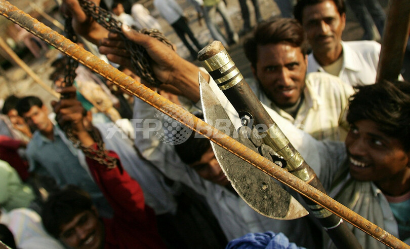 カーストの下層住民、地位向上求め大規模デモ