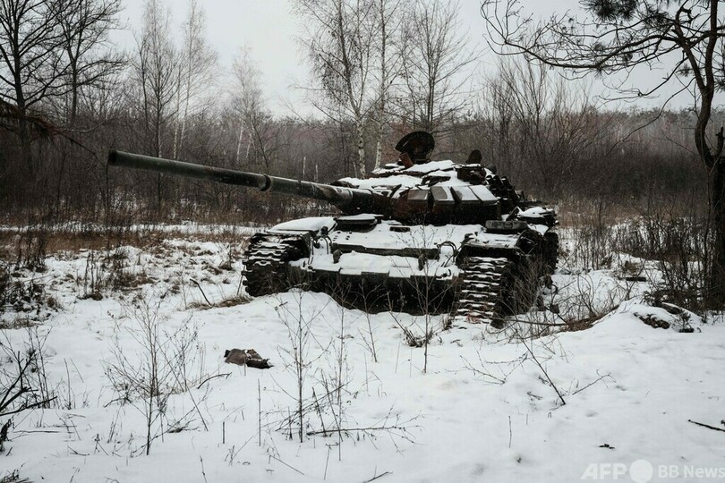 ロシア、主力戦車の半数喪失か 米高官
