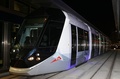 アラブ首長国連邦（UAE）のドバイ（Dubai）で、新しく開業した路面電車（トラム、Sheikh Hamdan、2014年11月11日撮影）。(c)AFP/HO/MEDIA OFFICE OF SHEIKH MOHAMMAD BIN RASHID AL MAKTOUM