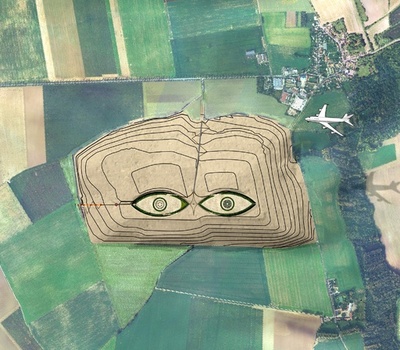 飛行機の窓から見たらびっくり…？ パリ近郊に巨大な「天空の目」制作へ