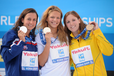 エフィモワが世界新で女子50メートル個人平泳ぎ優勝、世界水泳