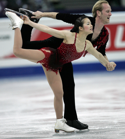 井上／ボルドウィン組 08世界選手権ペアで10位に終わる