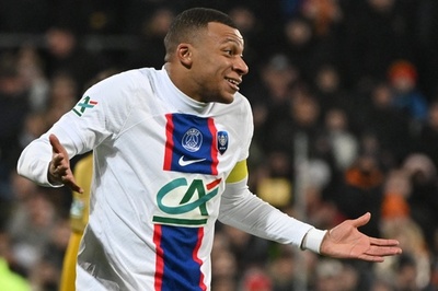 エムバペ5得点、PSGが仏杯で6部アマクラブに大勝